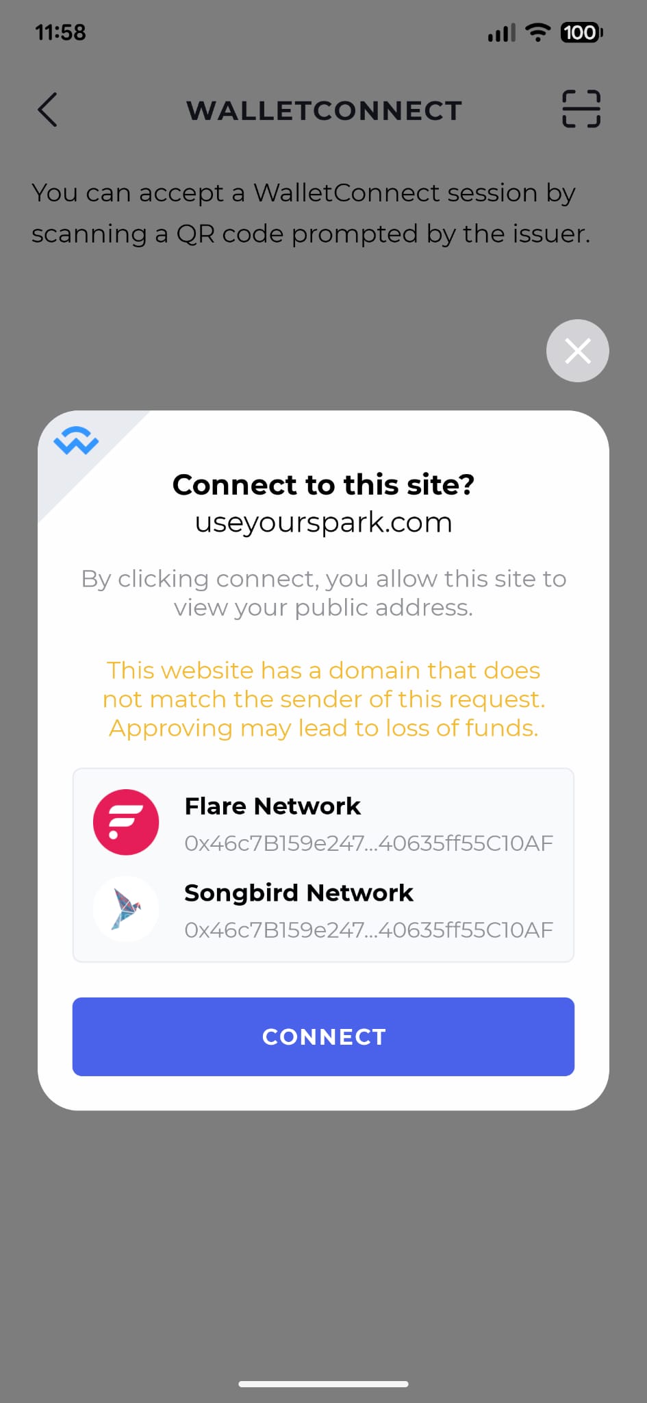 Bifrost connection approval